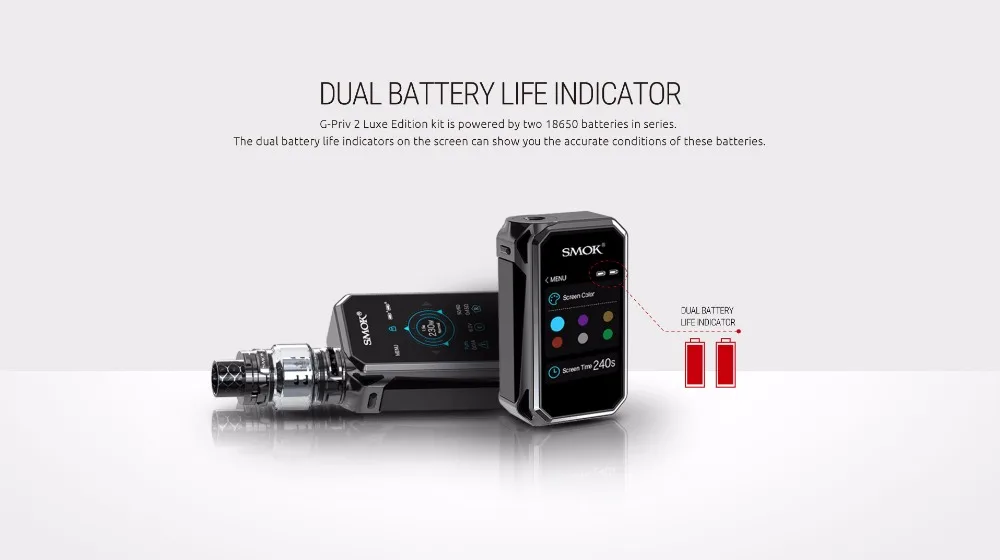 SMOK G-PRIV, 2 комплекта, роскошное издание, 230 Вт, G PRIV, 2 коробки, мод TFV12 Prince Tank, 8 мл, атомайзер Smok Vape VS SMOK MAG Kit X Priv