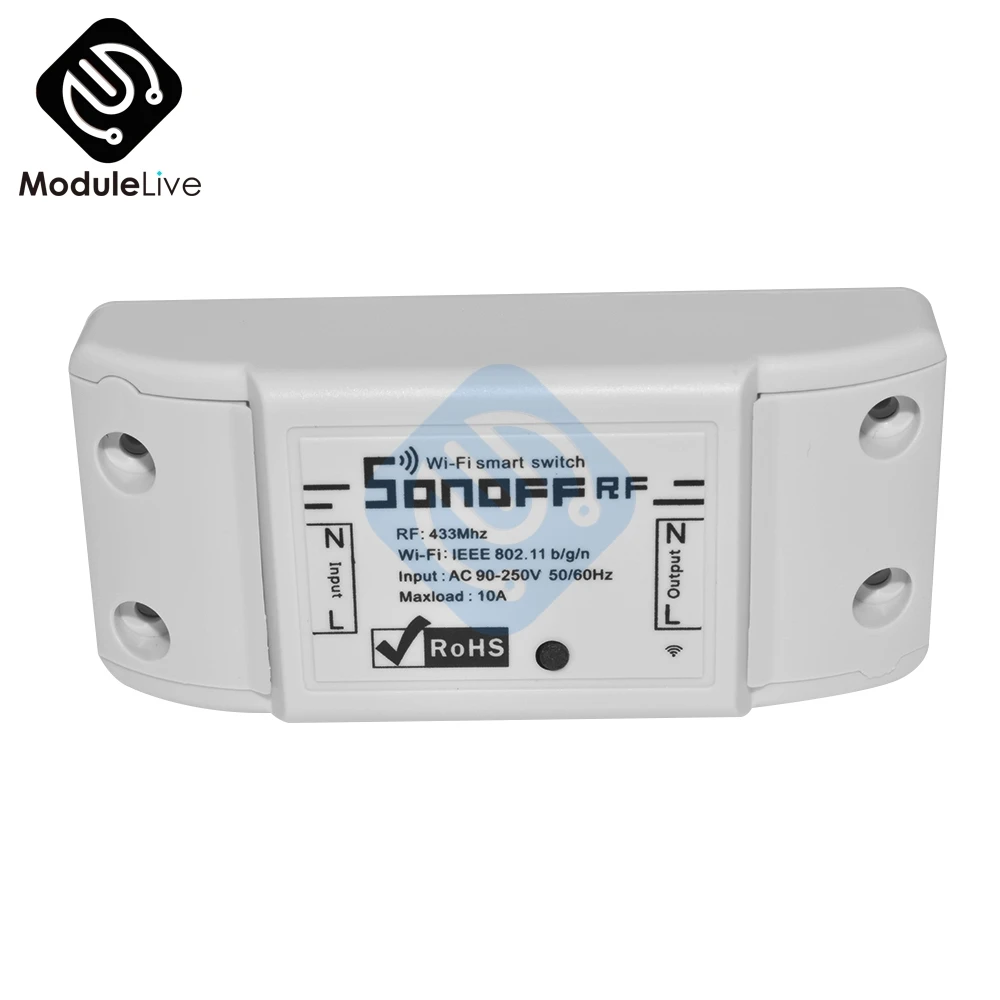 Itead Sonoff RF WiFi умный переключатель 433 МГц приемник беспроводной пульт