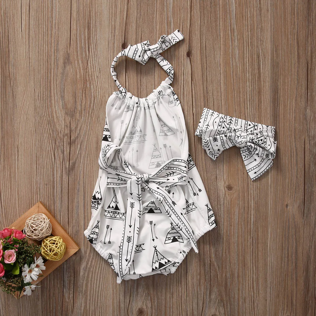 Для новорожденных Обувь для девочек Холтер рукавов парусный спорт комбинезон