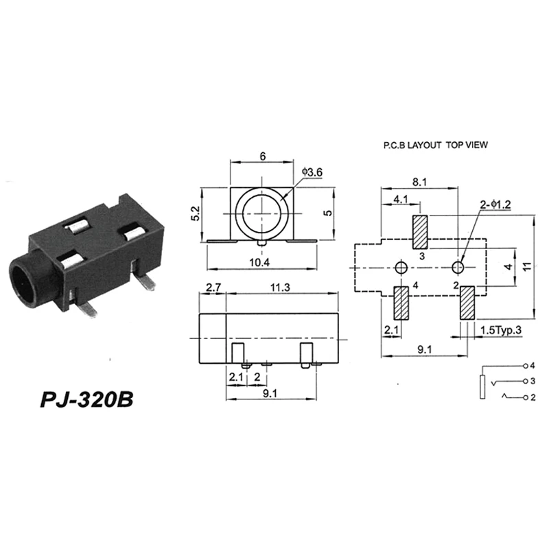 30 шт. соединители для наушников 3 5 мм|headphone jack connector|connector smt3.5 adapter |