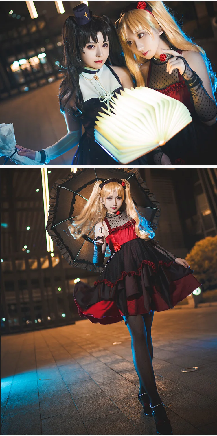 Fate Frand Order Ereshkigal& Ishtar Косплей Костюм Луна девушка tohsaka Rin Платье милое платье лолиты на Хэллоуин униформа