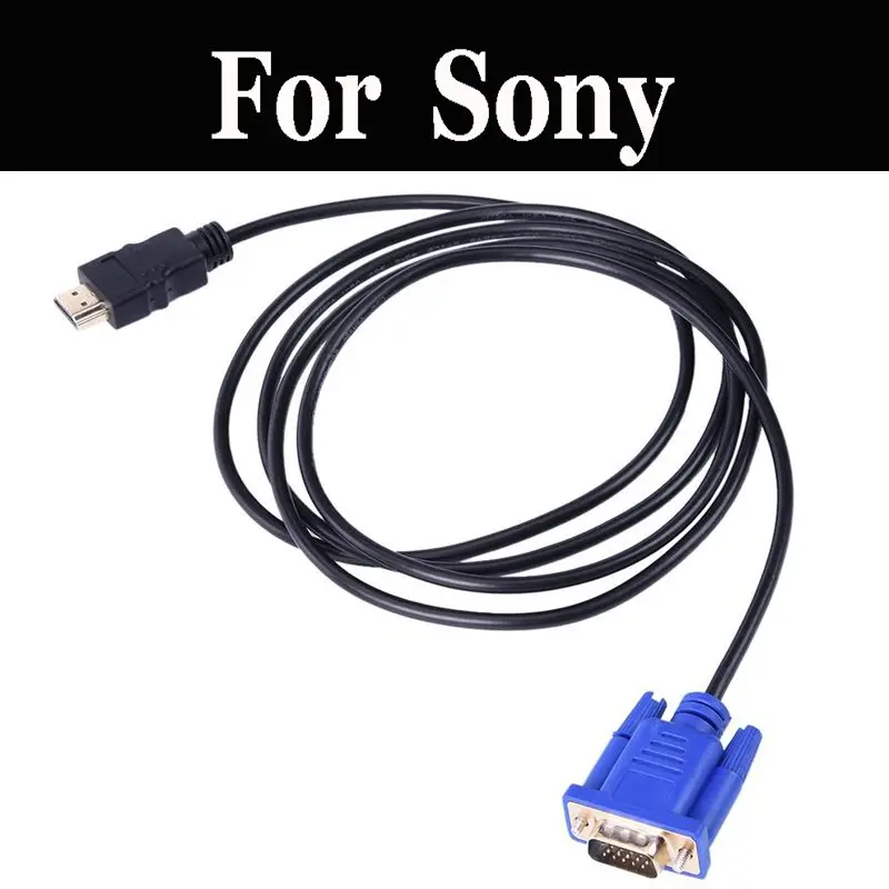 Конвертер адаптер с видео выходом HD 3 5 мм AUX аудио порт HDMI к VGA для sony VPCEB42EG VPCEB46FG