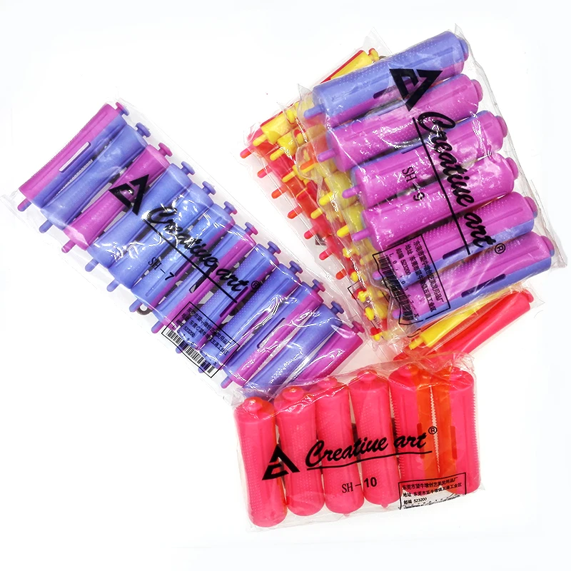 Волнистые бигуди для волос с резинкой|bigoudis magique|hair rod curlerrod hair rollers |