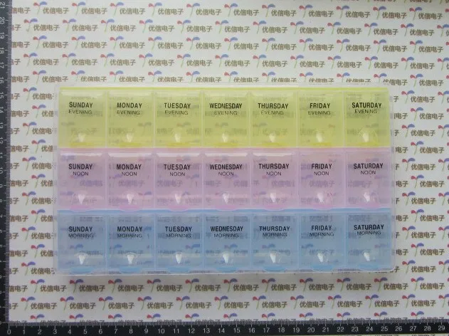 Free shipping electronic tools / R529A components box IC parts kit 21 spaces Chip 21.5 * 12 2.5CM |