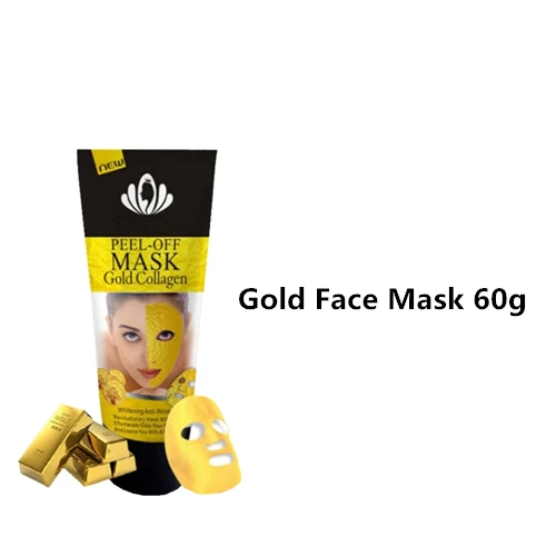 60g Gold Mask Дешевая 30 мл натуральная Сыворотка для лица алоэ Гиалуроновая Кислота Витамин С Витамин Е чайное дерево отбеливание акне омолаживающий против морщин - Вес нетто: 60g Gold Mask