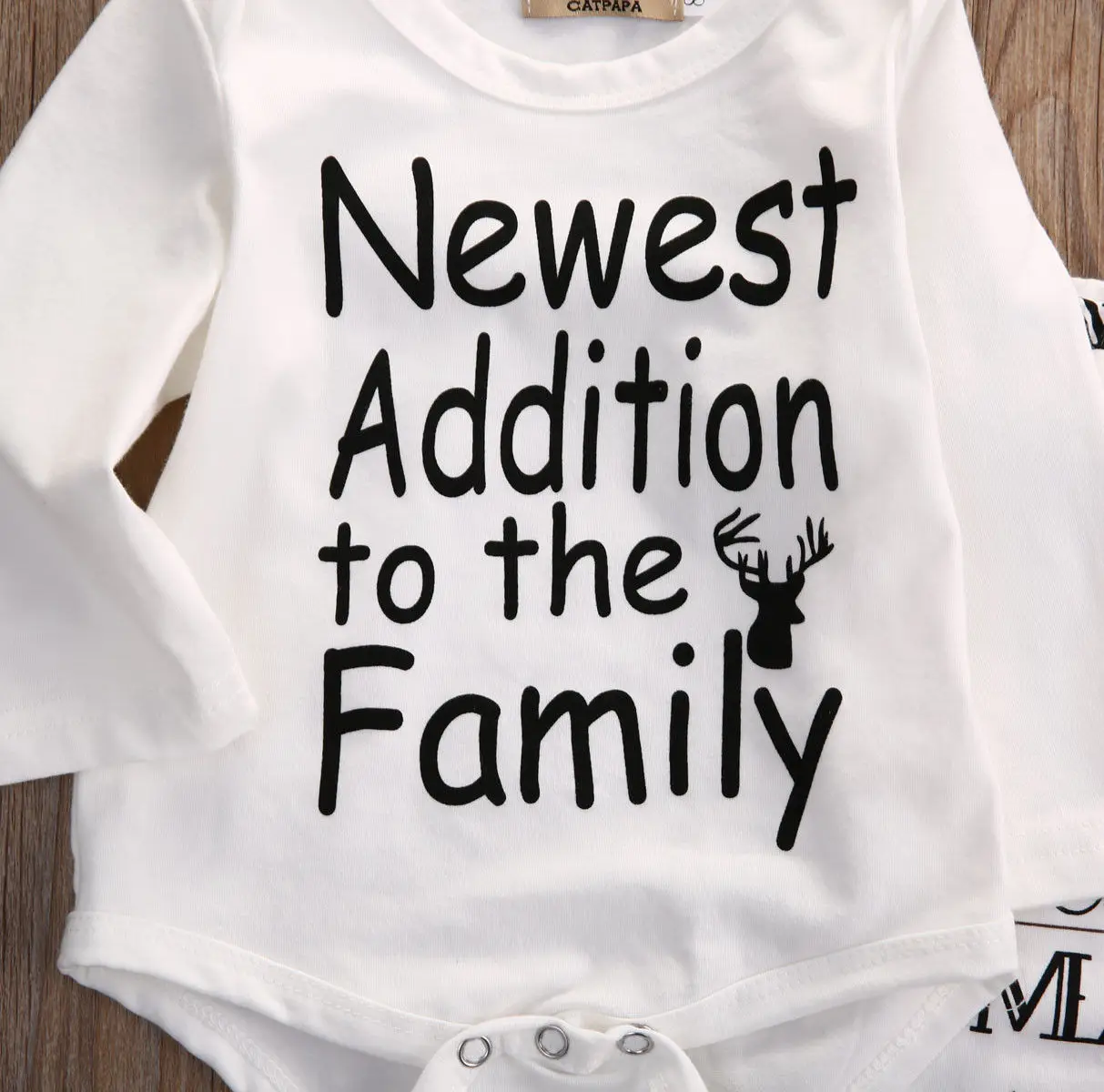 Autumn style baby boy clothes fashion cotton girl clothing set casual Deer romper+pants+hat 3pcs sets | Детская одежда и обувь