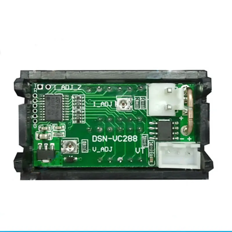 Цифровой измеритель напряжения Амперметр постоянного тока 100 в 10 А красный синий