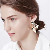 women earrings irregular stud earrings statement metal modern earings fashion jewelry party punk ear stud girl gift