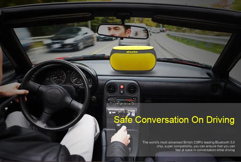 Awei Y200 Bluetooth динамик портативный беспроводной V3.0 Громкая Связь Динамик AUX Поддержка TF карта для iPhone для samsung громкий динамик s