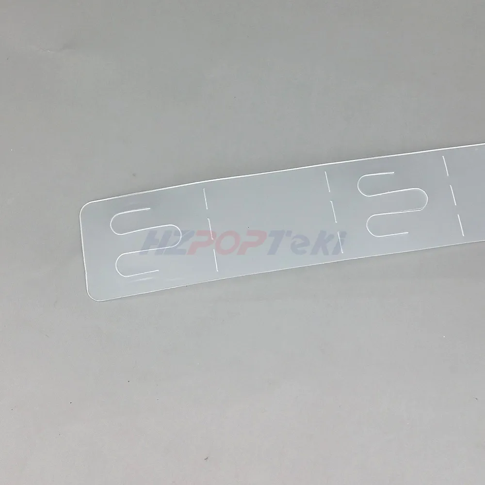 Пластиковые подвесные висячие витрины L58 см зажимы для товаров в супермаркете ш4