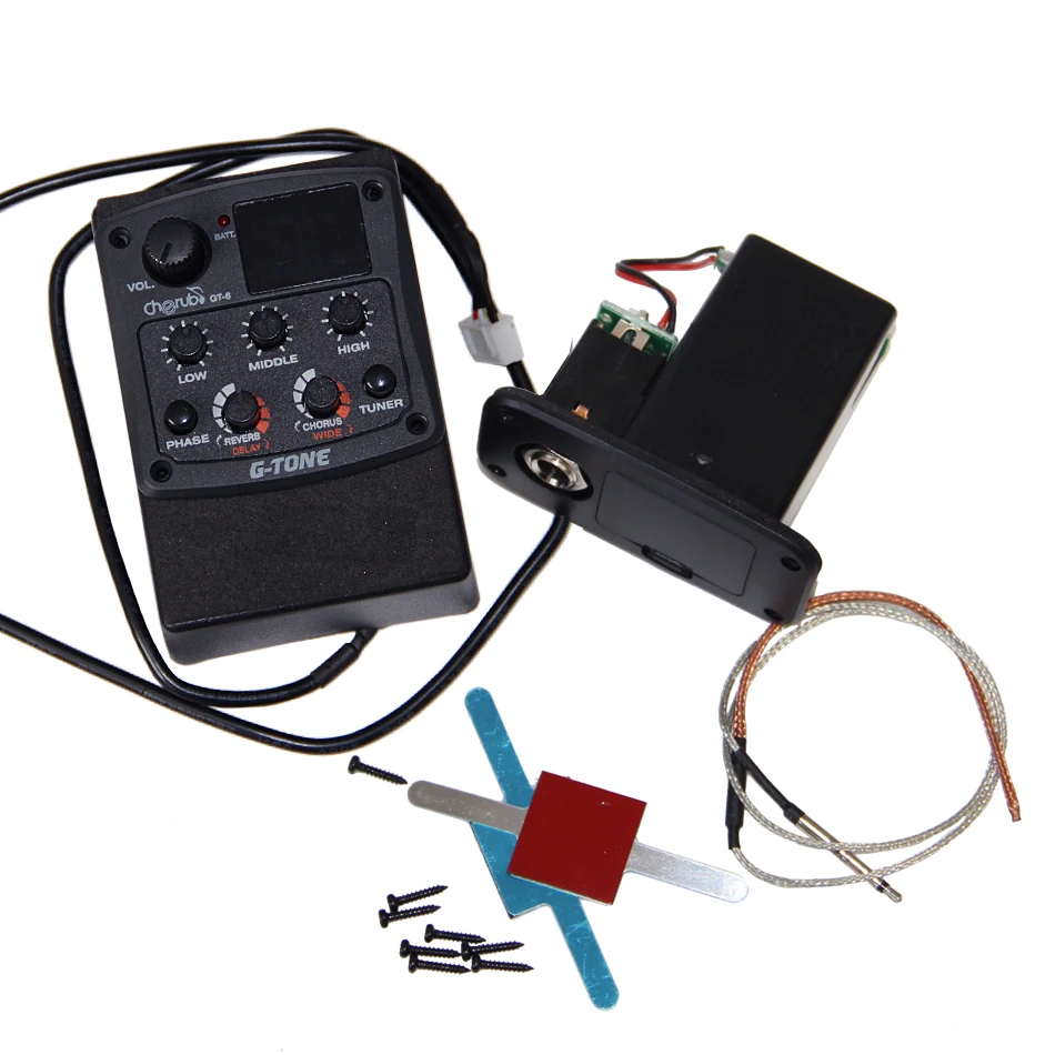Cherub G-Tone GT-6 Акустический Гитарный Предусилитель пьезо звукосниматель 3-полосный