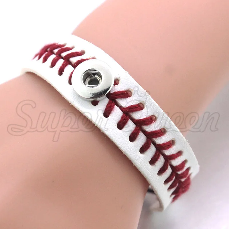 Женский браслет из искусственной кожи с застежкой кнопкой 12/18 мм|button bracelet|snap button