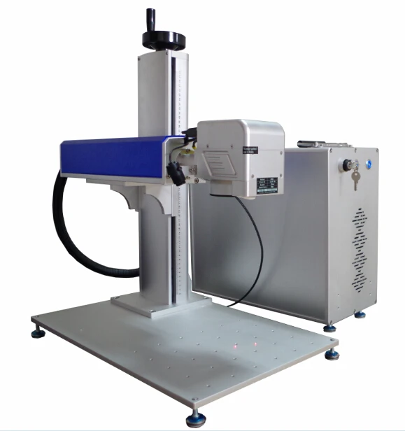 Бесплатная доставка 10 Вт 20 волоконная лазерная маркировочная машина для