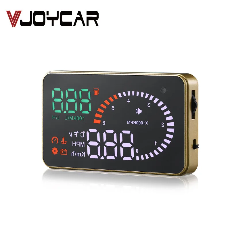 VJOYCAR X6 Цифровой автомобиль Скорость ometer автомобилей Hud Head Up Дисплей км/ч миль/ч gps