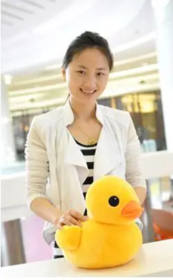 BOHS Милая утка кукла плюшевая игрушка милые свадебные подарки День рождения 30 см |