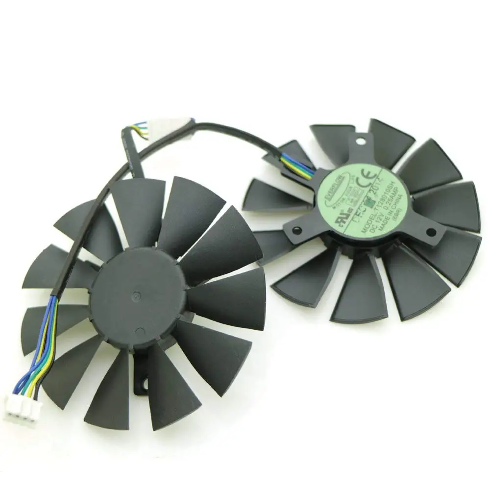 Кулер для видеокарты ASUS STRIX GTX1060 1050 GTX960 GTX950 GTX750Ti R9 370|Кулеры и системы охлаждения