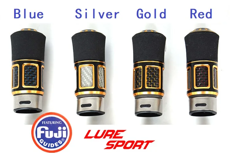 LureSport FUJI Reel Seat Nut EVA Grip алюминиевый встык комплект алюминиевая катушка сиденье тело карбоновая труба стержень строительный компонент DIY аксессуары