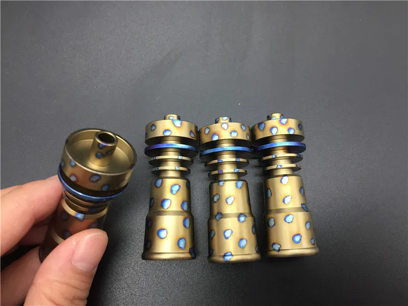 Domeless GR2 Красочные Титановые ногти оба 14 мм 18 женские соединения титановые | Дом и