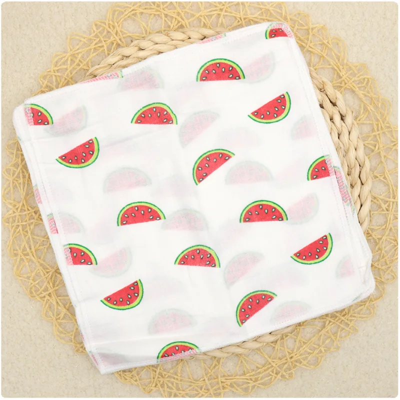 5 шт./лот 25*25 см полотенце s высокой плотности хлопок мультфильм Cosas Para Bebe мягкая детская мочалка полотенце для рук принт ребенок Tawel мыть