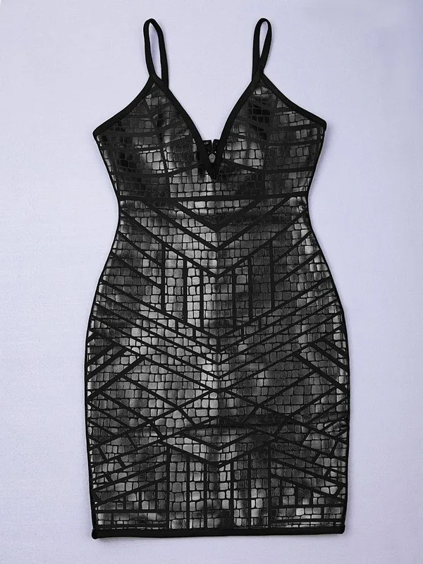 2018 женское сексуальное Бандажное платье с глубоким v-образным вырезом хит продаж