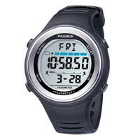 448black Мужские часы Модные Pasnew мужские спортивные часы мужские цифровые часы водонепроницаемые часы с силиконовым корпусом horloge mannen reloj hombre Digital - Цвет: 448black