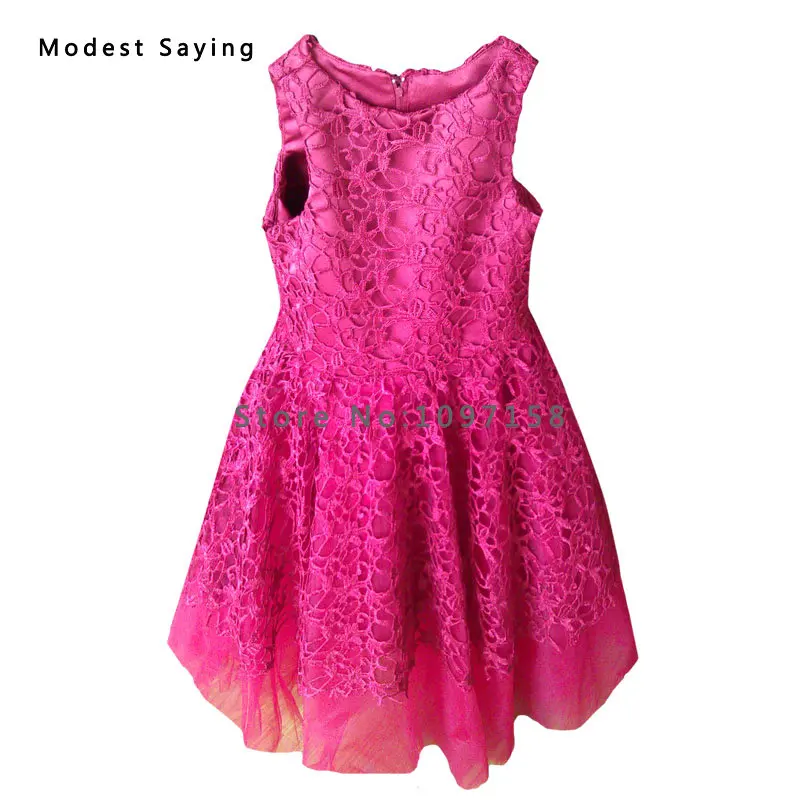 Кружевное платье цвета шампанского с цветами для девочек 2017 г. детское вечернее