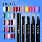 Docaty карандаш для дизайна ногтей, красота, макияж, маркер для ногтей, эскиз, акварельная кисть, украшения, принадлежности для ногтей, инструмент для ухода за ногтями