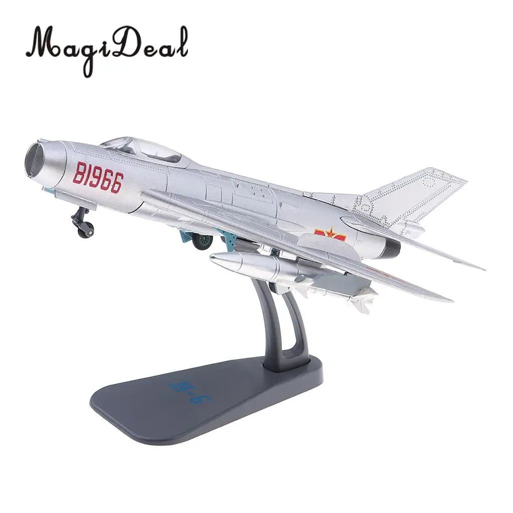 MagiDeal J-6/F-6 фермер самолет-1/72 Масштаб литья под давлением модель с металлическим дисплеем Стенд