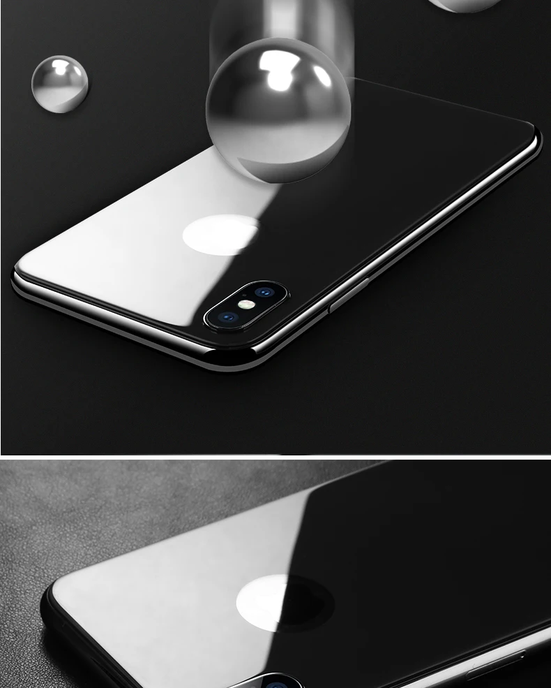 3D полное покрытие экрана протектор для iphone 6 6s 8 7 Plus закаленное стекло на iphone X XS Max XR защитное стекло задняя пленка