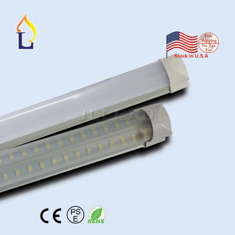 6 шт./лот T8 интегрированный V-shapedtube свет 8ft 60 Вт SMD2835 28LM/led флуоресцентная на замену