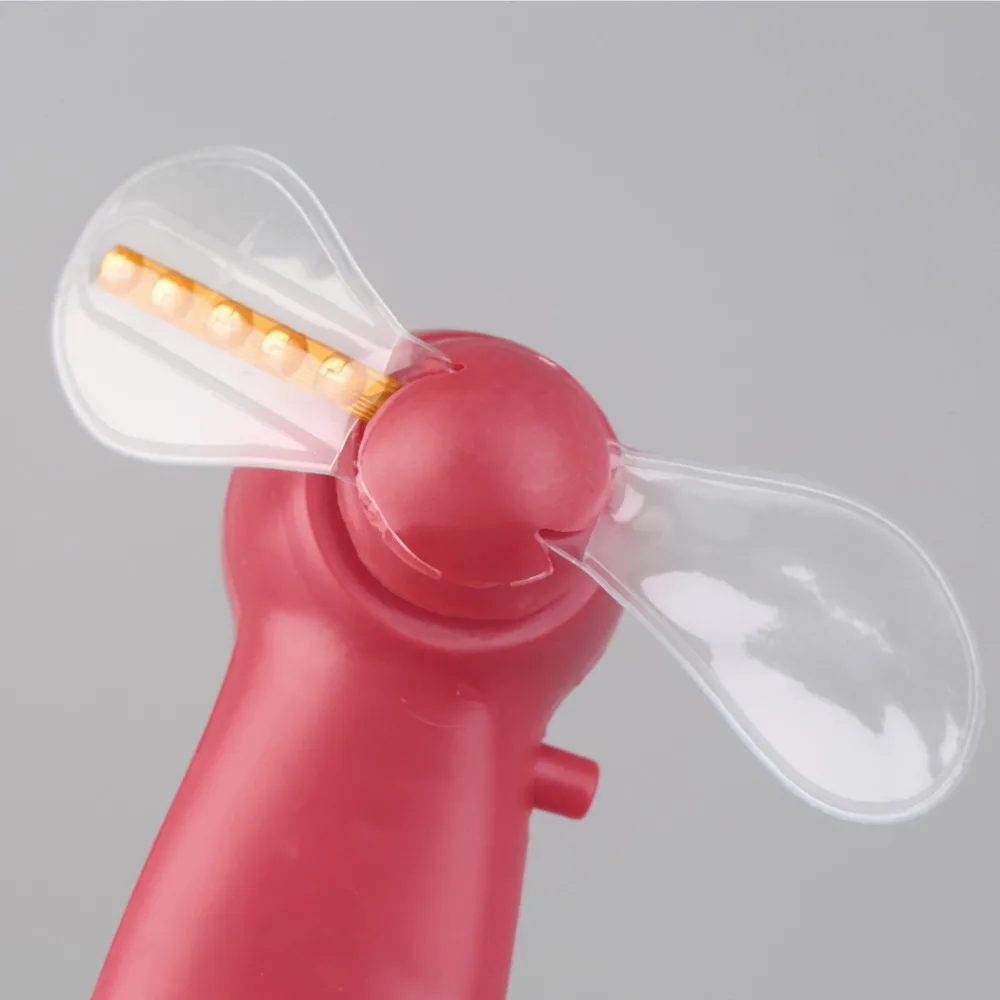 Портативный Handheld Вентилятор охлаждения красочные светодиодный свет