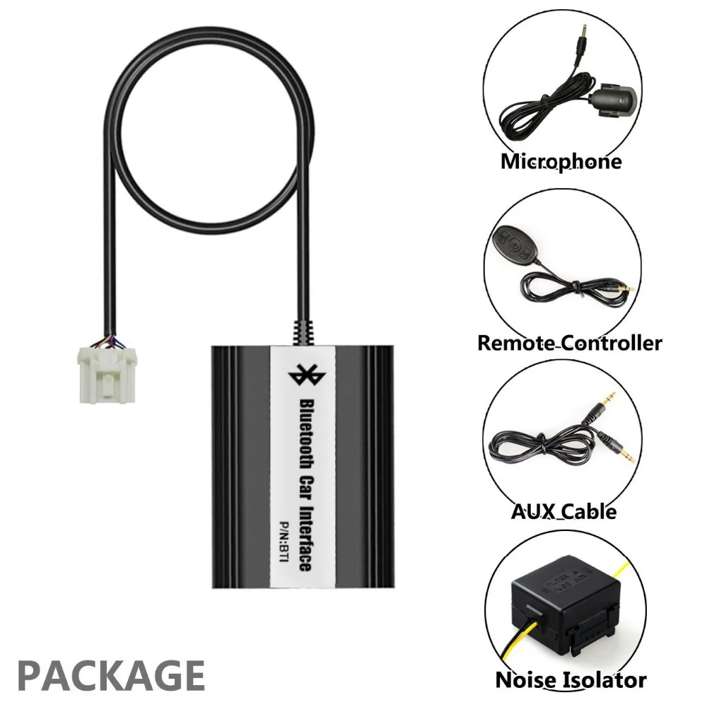 APPS2Car Bluetooth Hands Free адаптер беспроводной автомобильный интегрированный USB AUX разъем