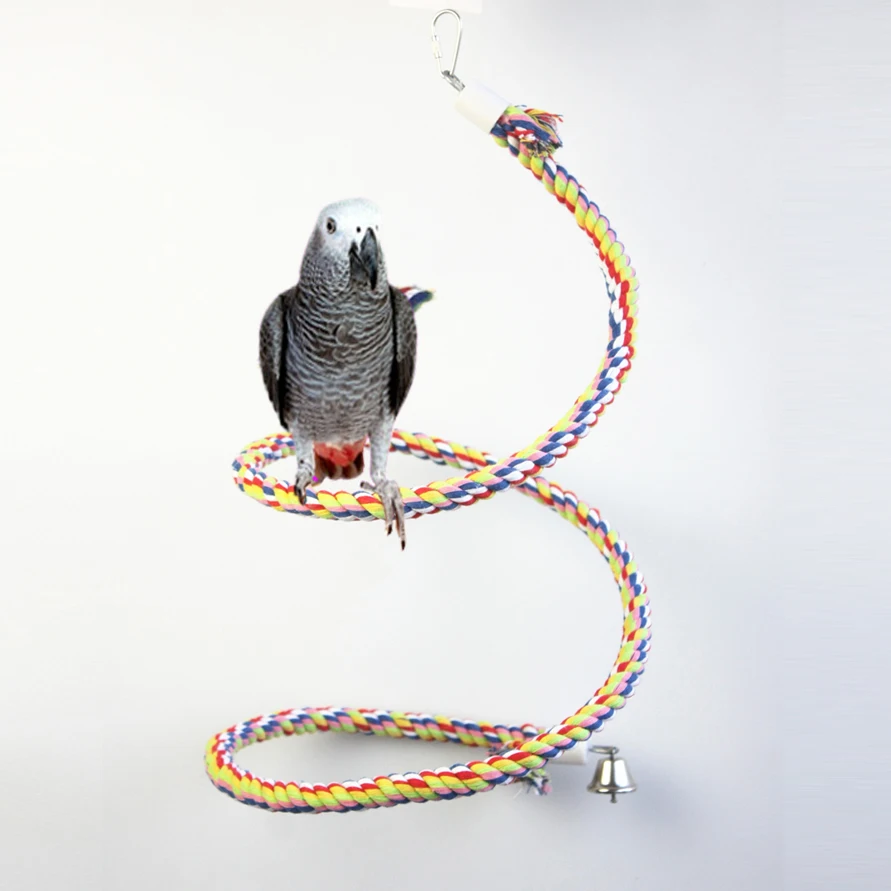 Декоративная птица попугай дневная клетка качели окунь игрушка восхождение