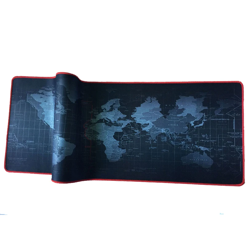 Высококачественный магазин большой игровой коврик для мыши Карта мира мышь