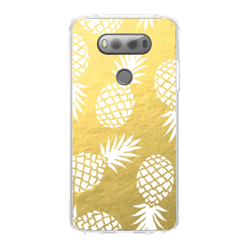 ciciber for LG G7 G6 G5 G4 V40 V35 V30 V20 Phone Case K11 K10 K9 K8 K7 K4 2018 2017 X Power 3 2 Q Stylus 6 7 Pineapple |