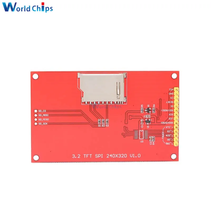 3,2 дюймов 320*240 TFT ЖК-модуль дисплей экран с сенсорной панелью Драйвер IC ILI9341 240(RGB)* 320 SPI интерфейс(9 IO) для MCU