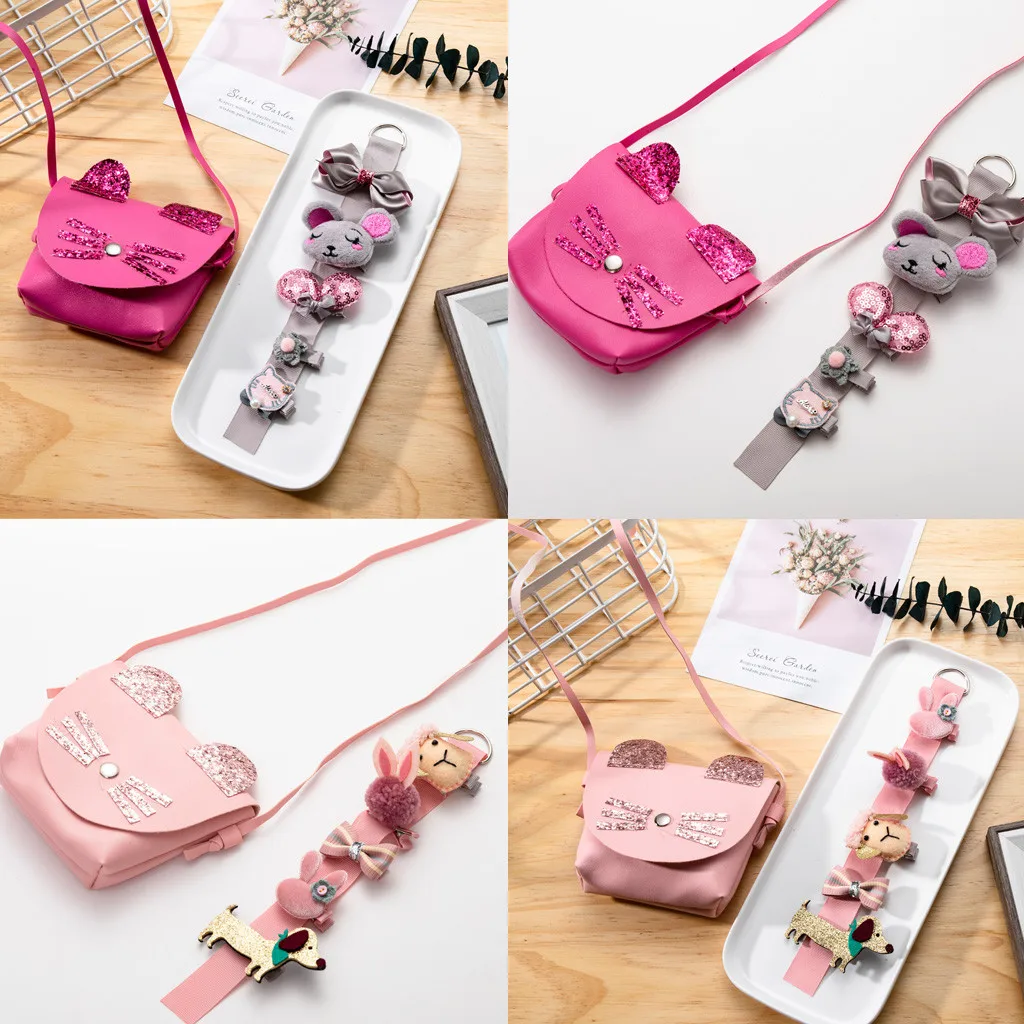 Детские заколки для волос с героями мультфильмов девочек Заколки бантом и