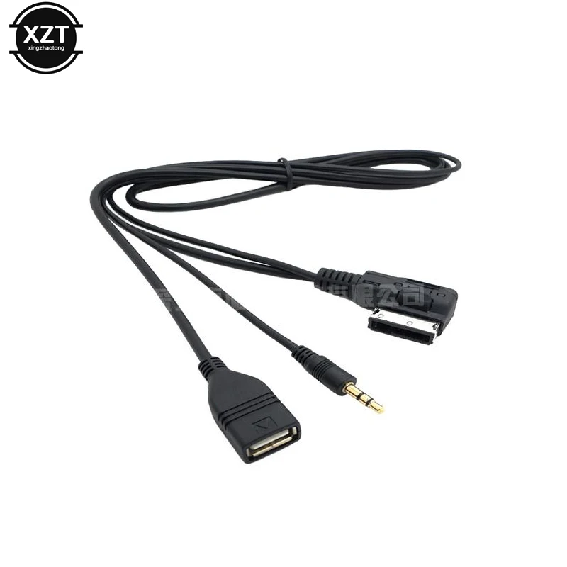 Для Audi зарядное устройство AUX аудио кабель музыкальный MDI AMI MMI интерфейс USB +