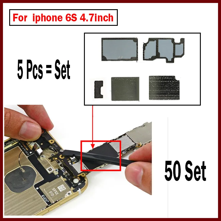 50 Компл. антистатические наклейка теплоотвода излучающая тепловыделение