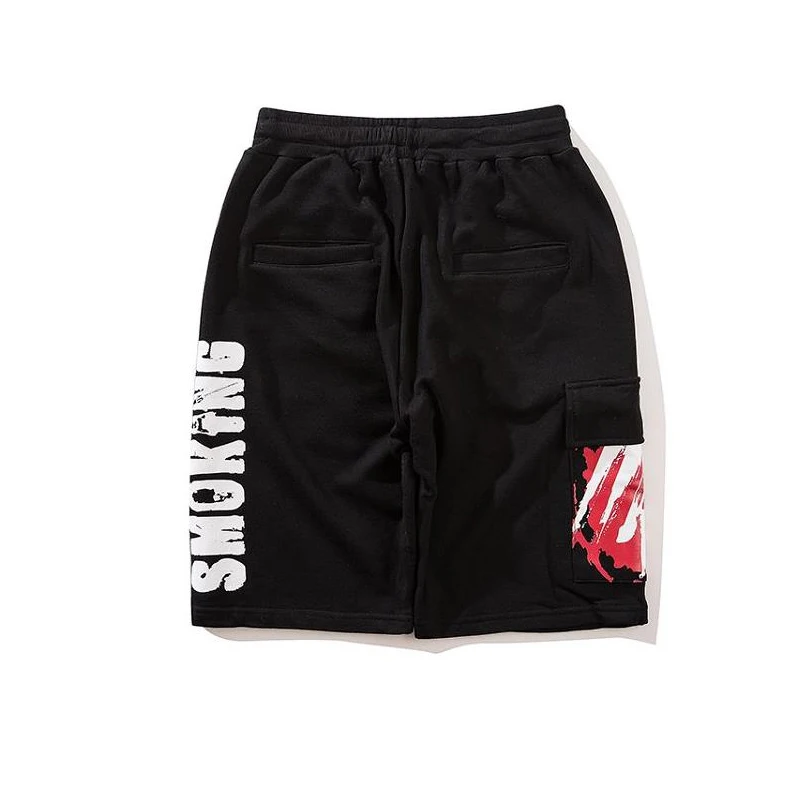 

Tide brand hip hop shorts men's Europe United streetwear Short Pants loose Men Harajuku Jogger Shorts 2019 Summer Casual Shorts
