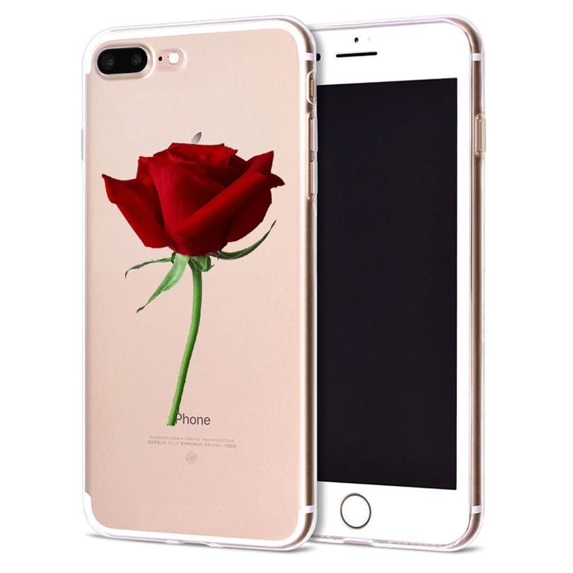 Чехол для Apple iPhone 6 6S 7 Plus X 10 мягкий чехол из ТПУ с сердечком Оригинальный 8 B334 |