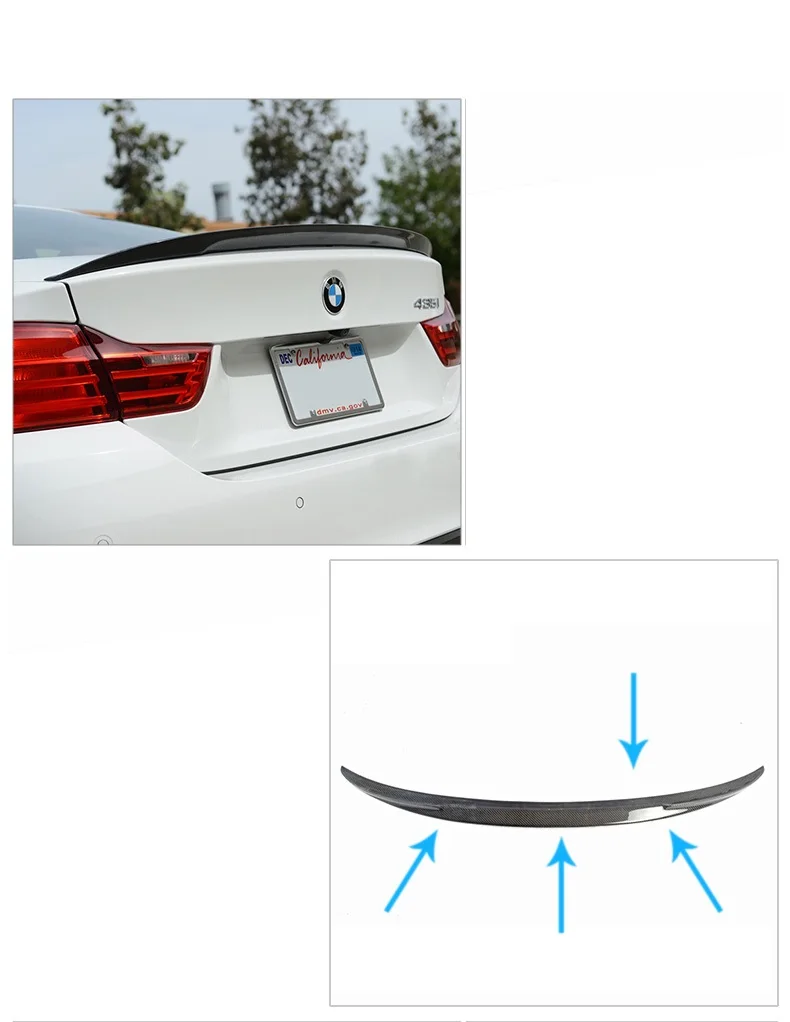 Задний спойлер из углеродного волокна для BMW 4 серии F32 420i 428I 435I | Автомобили и