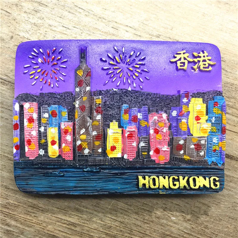 Магнит на холодильник туристический сувенир Гонконг Китай|tourist souvenirs|fridge magnetchina