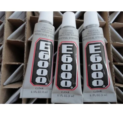 50tubes высокое качество E6000 клей 3 мл используется для Ткань горный хрусталь