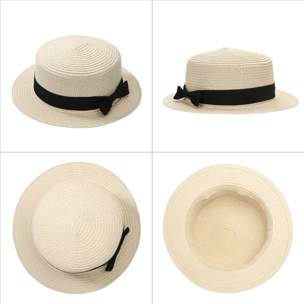 2021 наряд для родителей и ребенка летняя шляпа пляжная соломенная с широкими