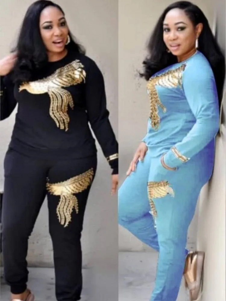 Комплект одежды для женщин из 2 предметов: вязаный Топ с длинным рукавом и