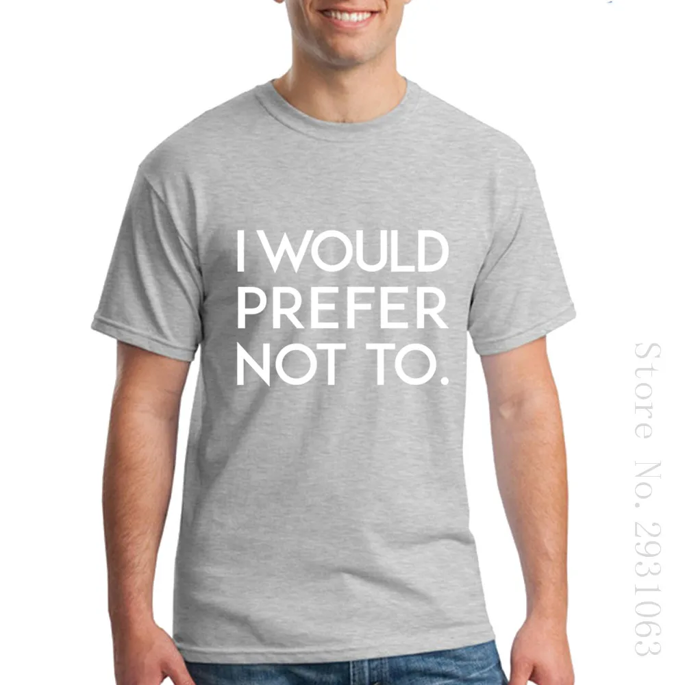 Я бы предпочла не для мужчин футболка аниме Письмо Лето Забавный мужской