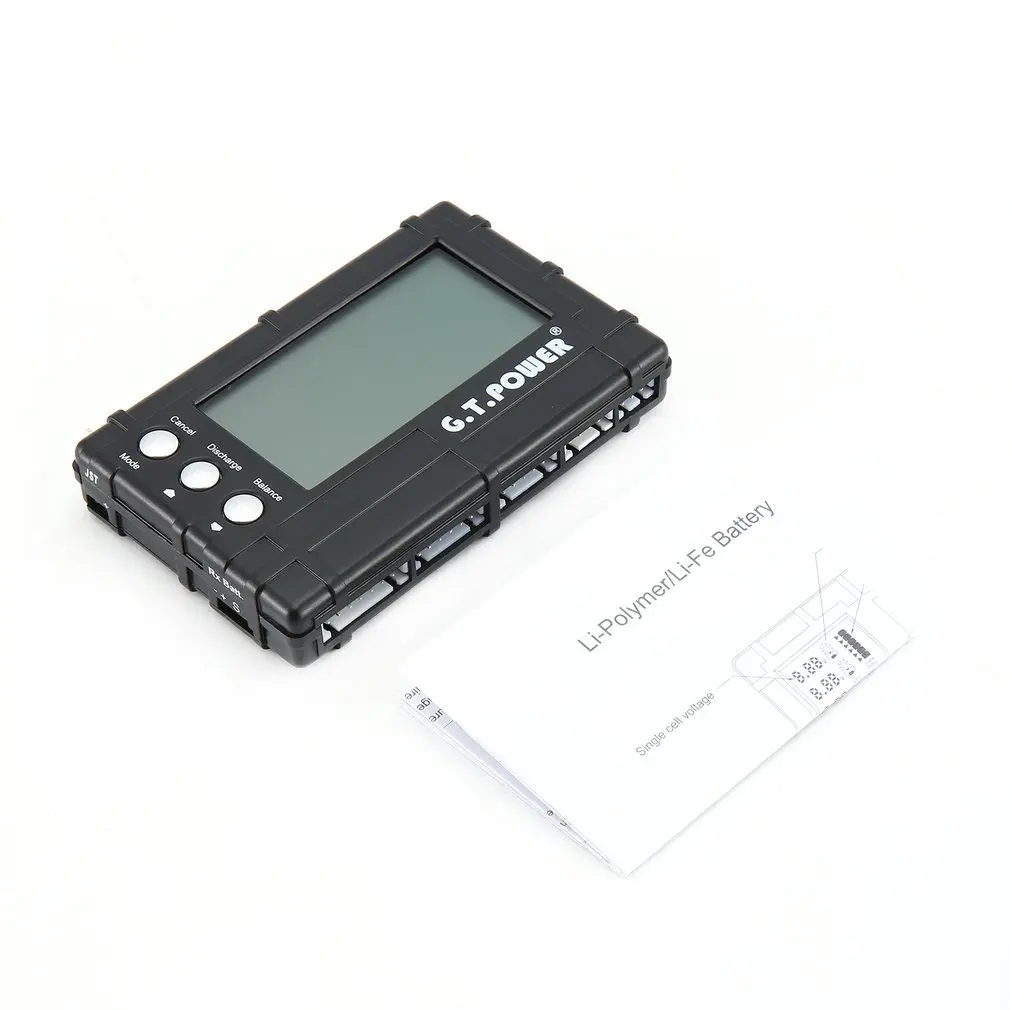 GT. POWER 3 в 1 RC 2 6S ЖК литий полимерный/литий полимерный балансировочный прибор для