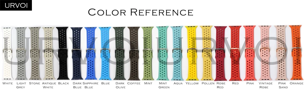 Ремешок спортивный URVOI для Apple Watch ultra series 8/7/6/5/4/SE силиконовый браслет iWatch