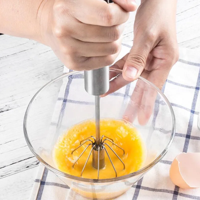 Нержавеющая сталь Кухня утварь белое яйцо венчик для взбивания молока смеситель